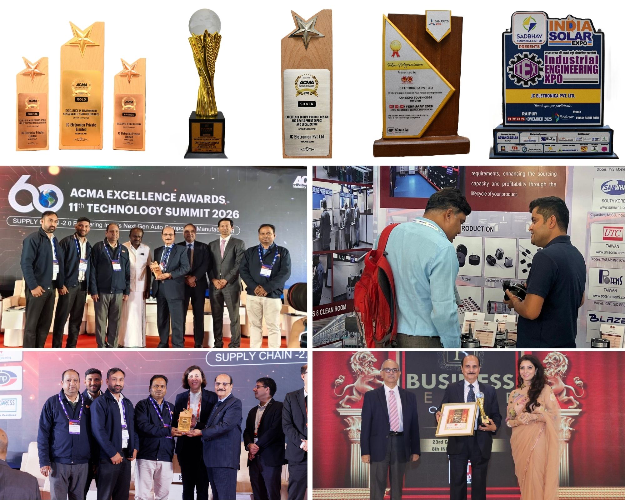 JC Ecomponents Awards and Certifications